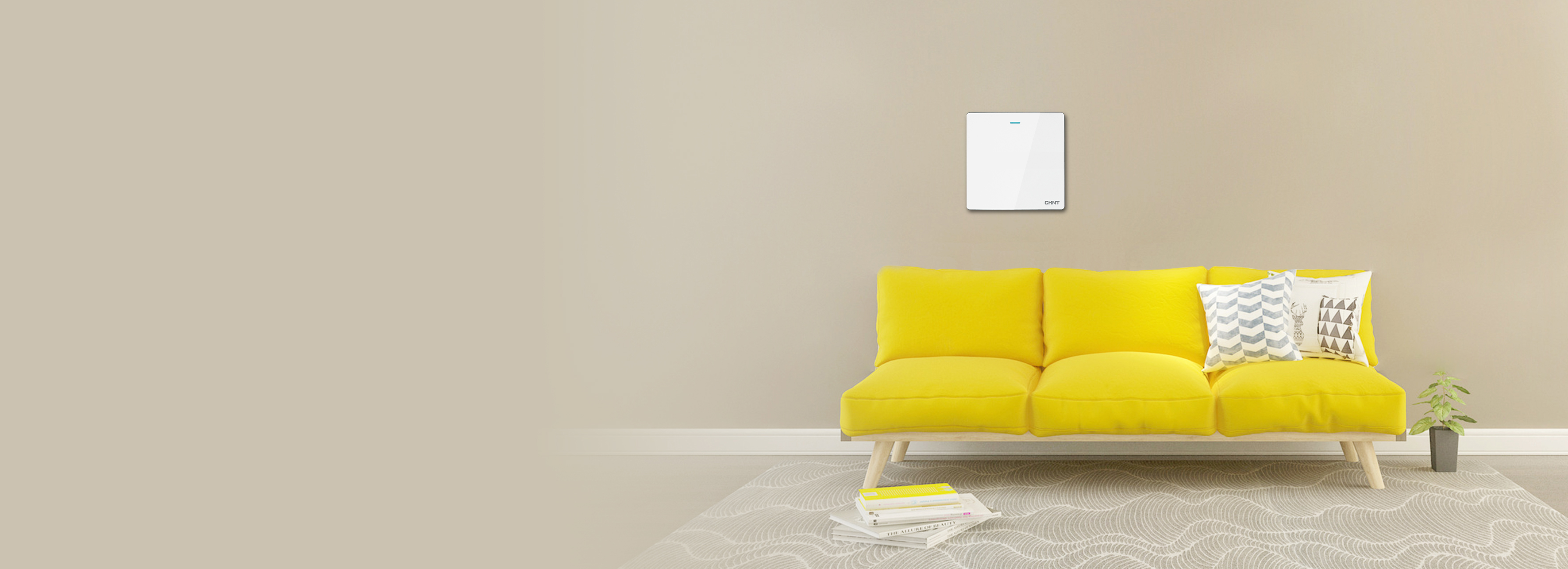 弧面边缘，感官好
 正泰开关NEW2T系...