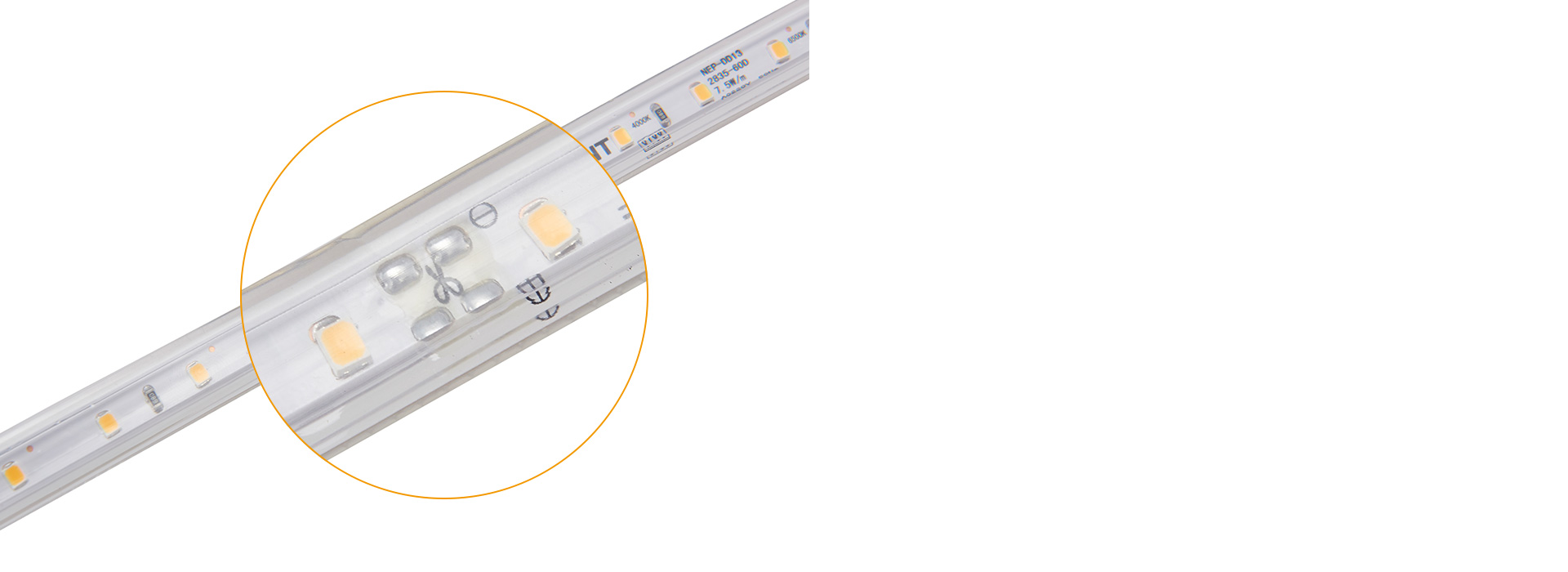 剪裁位置标记，方便使用
 正泰灯带DD1...