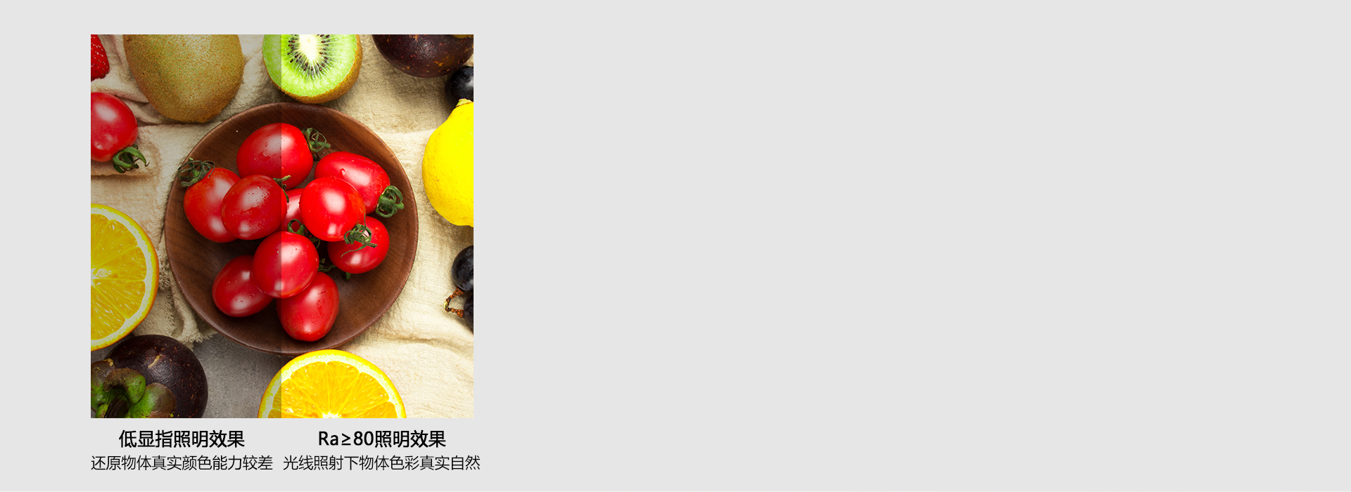 真实的显色，唯美的视界
 显色指数Ra≥...
