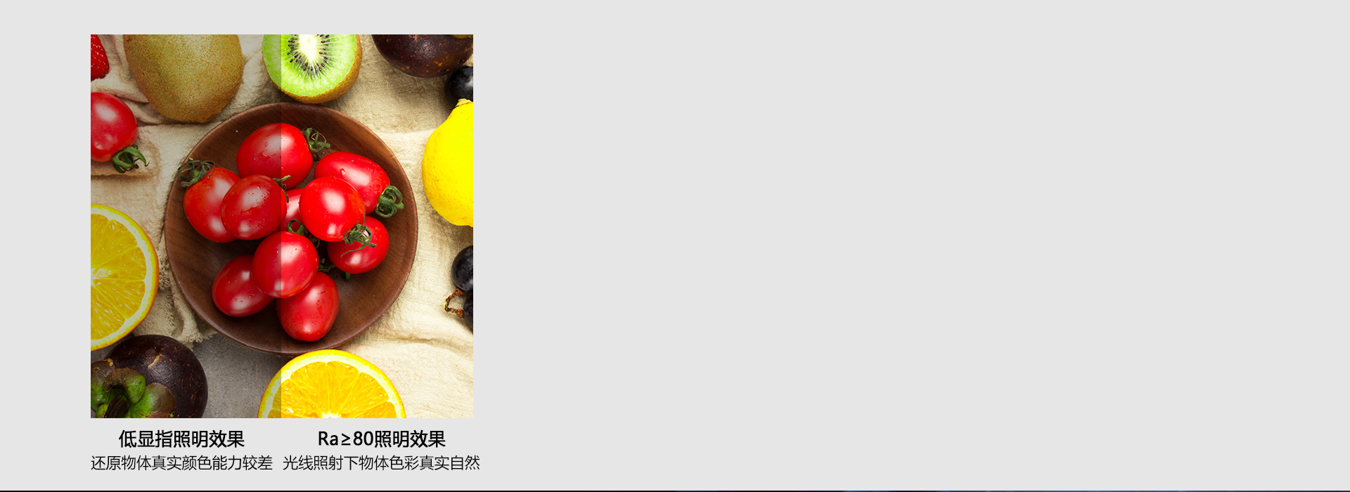 真实的显色，唯美的视界
 显色指数Ra≥...