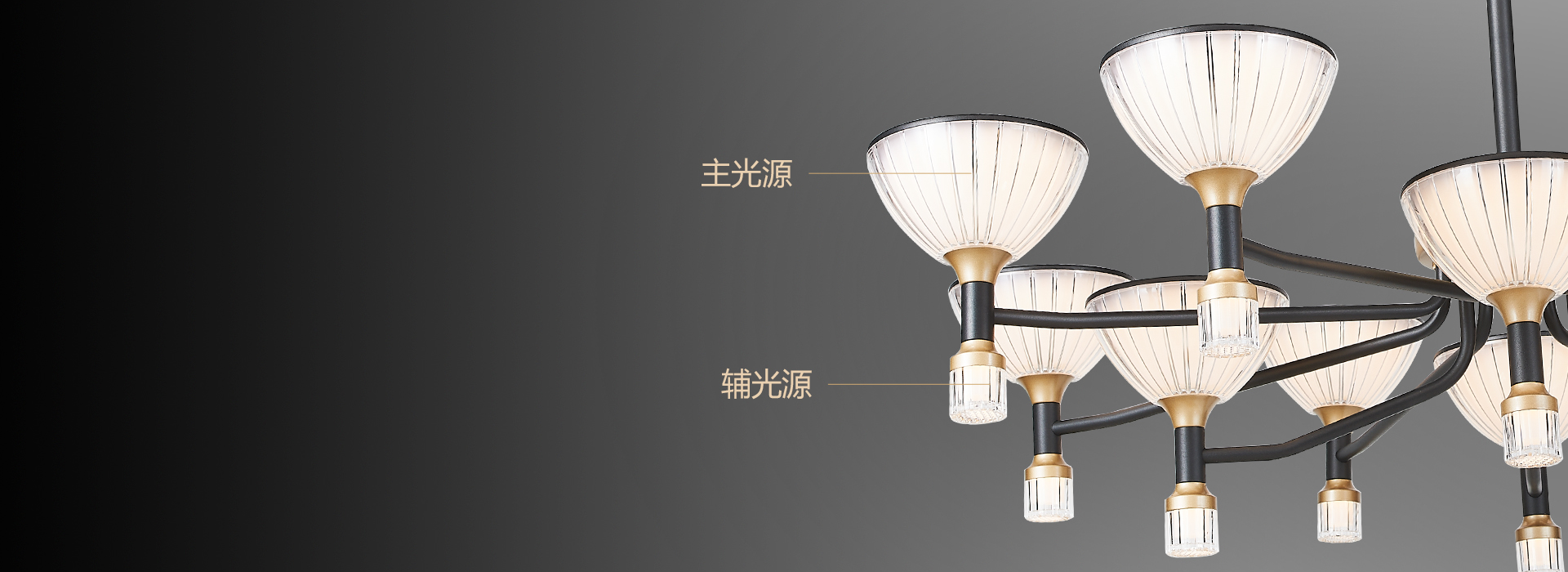 主辅光搭配，更惬意，更随和
 色温可调，...