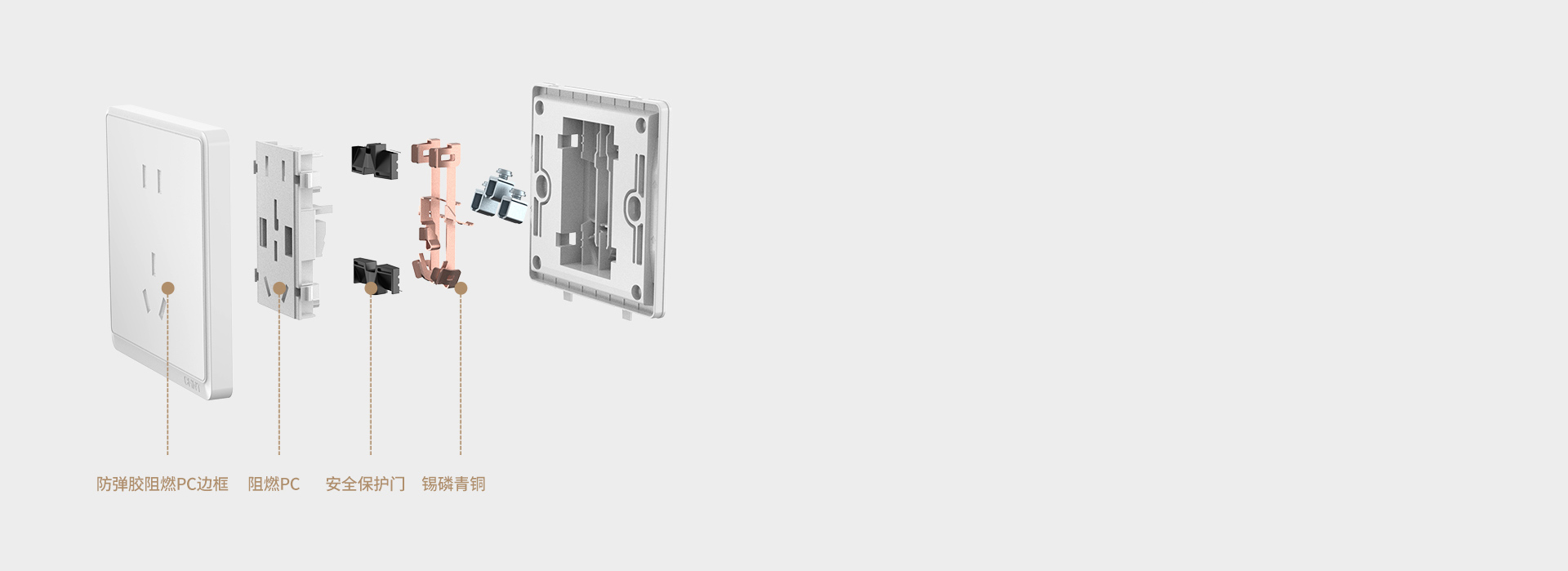 不止是美感，还有品质
 *图示为正泰开关...