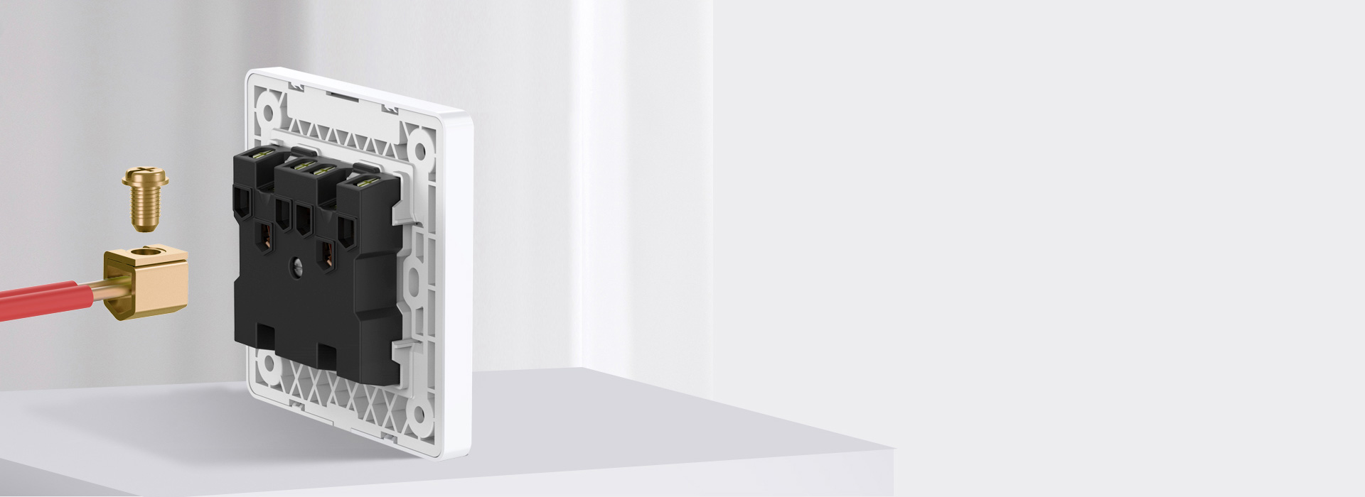 U型大接线柱，接线牢固
 4.2mm大孔...