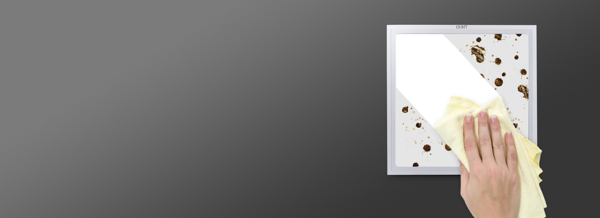 强亲水性，抗油污水渍，
 清洁方便，一擦...