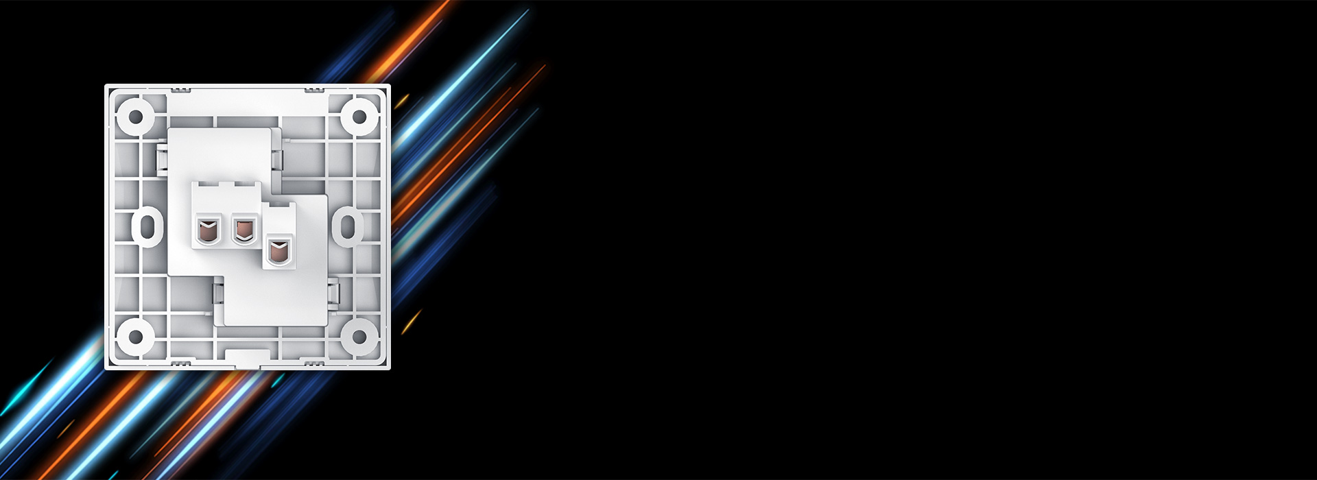 高效·便捷安装
 V型轴拉接线，夹线牢固...