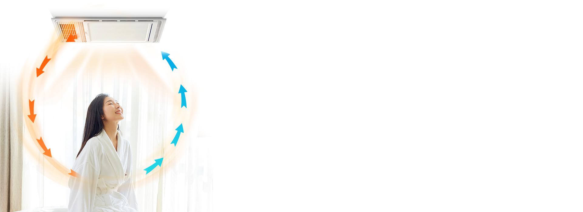 拒绝“头暖脚凉”
 螺旋风道设计，带动空...