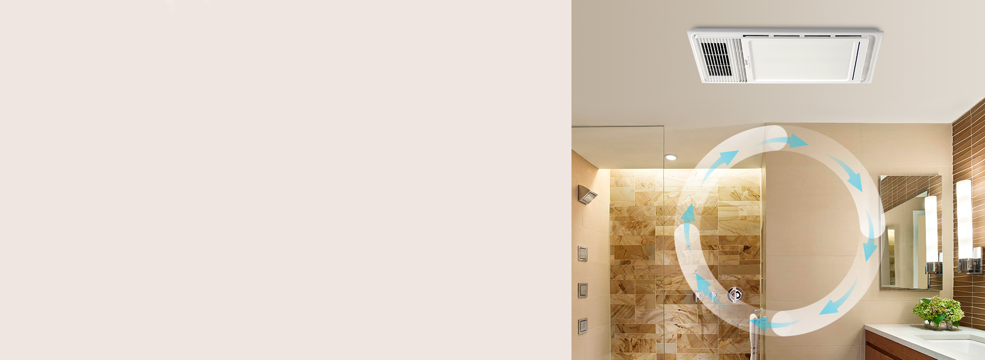 5分钟浴室空气焕新
 2.2m3/min...